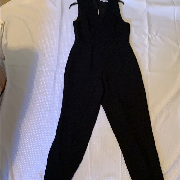 BCBGeneration Sleeveless Faux-Wrap Jumpsuit - Picture 3 of 6